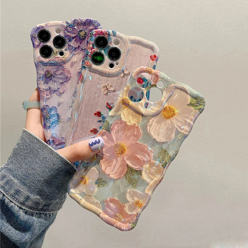 3D Floral Iphone Case – Stylish, Protective