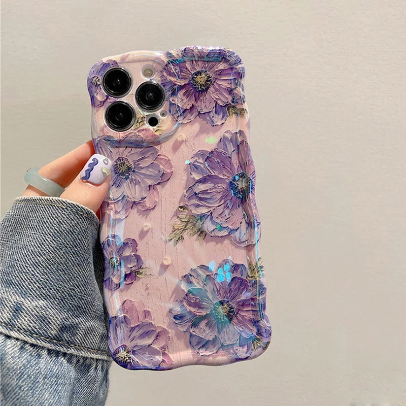 3D Floral Iphone Case – Stylish, Protective
