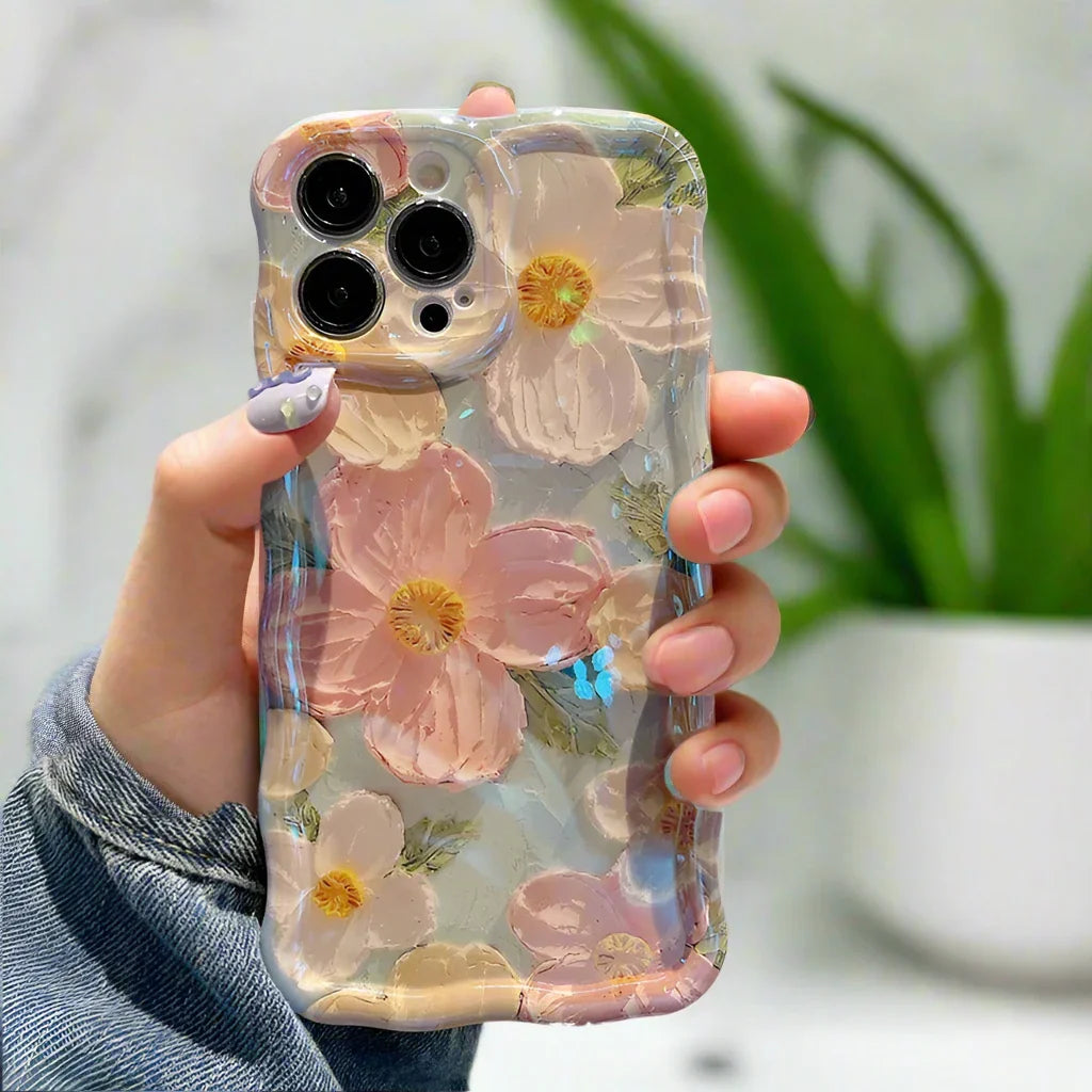 3D Floral Iphone Case – Stylish, Protective