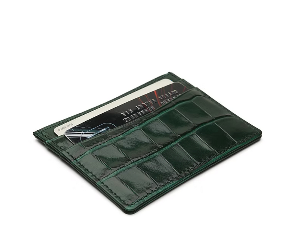 Premium Croc Card Holder