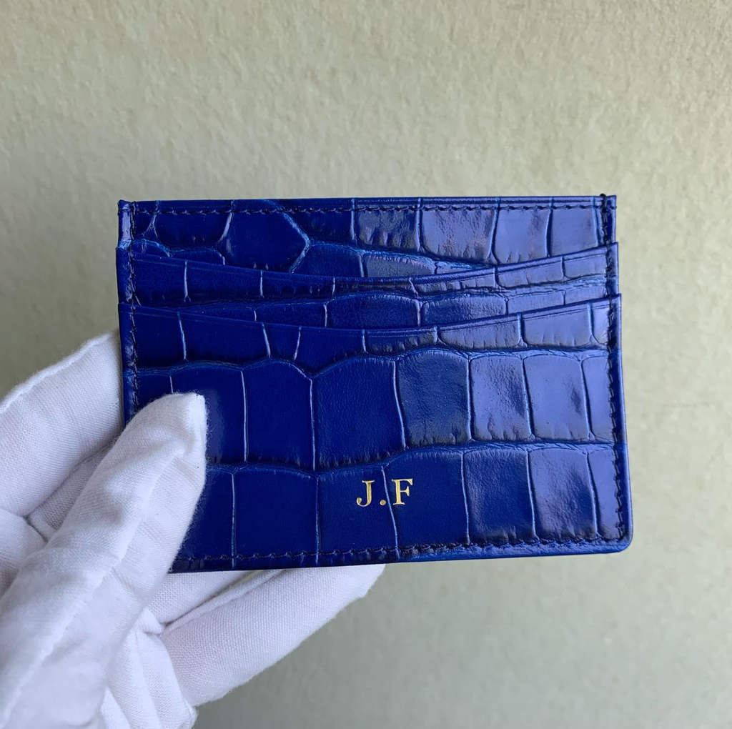 Premium Croc Card Holder